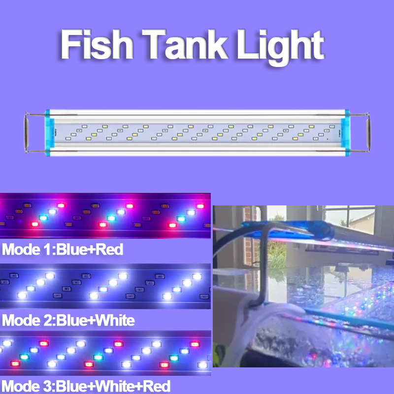 Aquarium Plant Growth Light - Luz do tanque de peixes 18cm