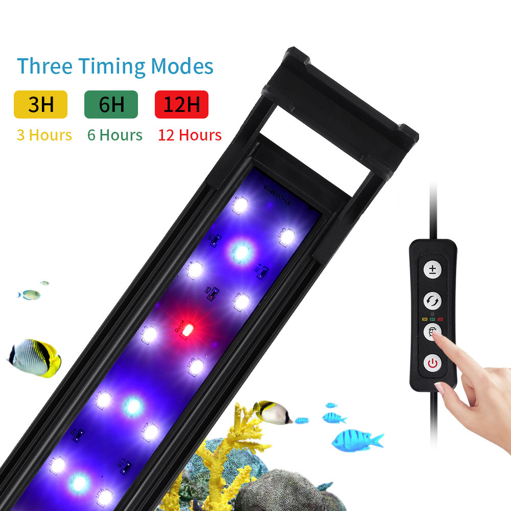 Aquarium Plant Growth Light - Brilho ajustável da luz do suporte