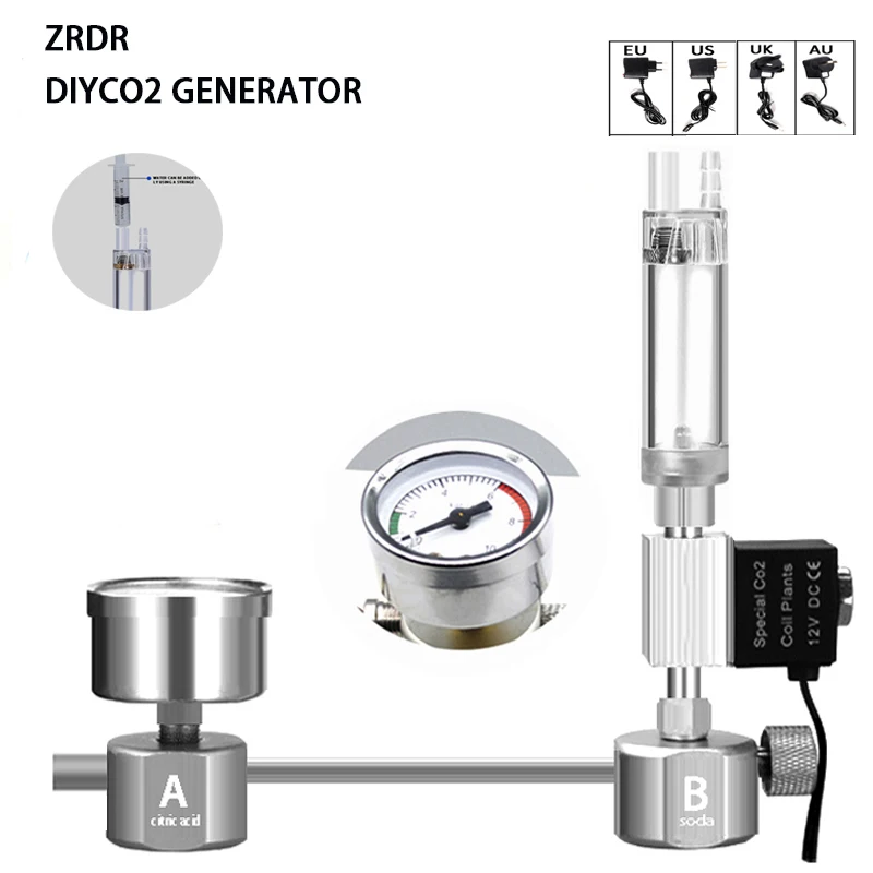 Aquarium Plant Order - Kit de sistema gerador de CO2