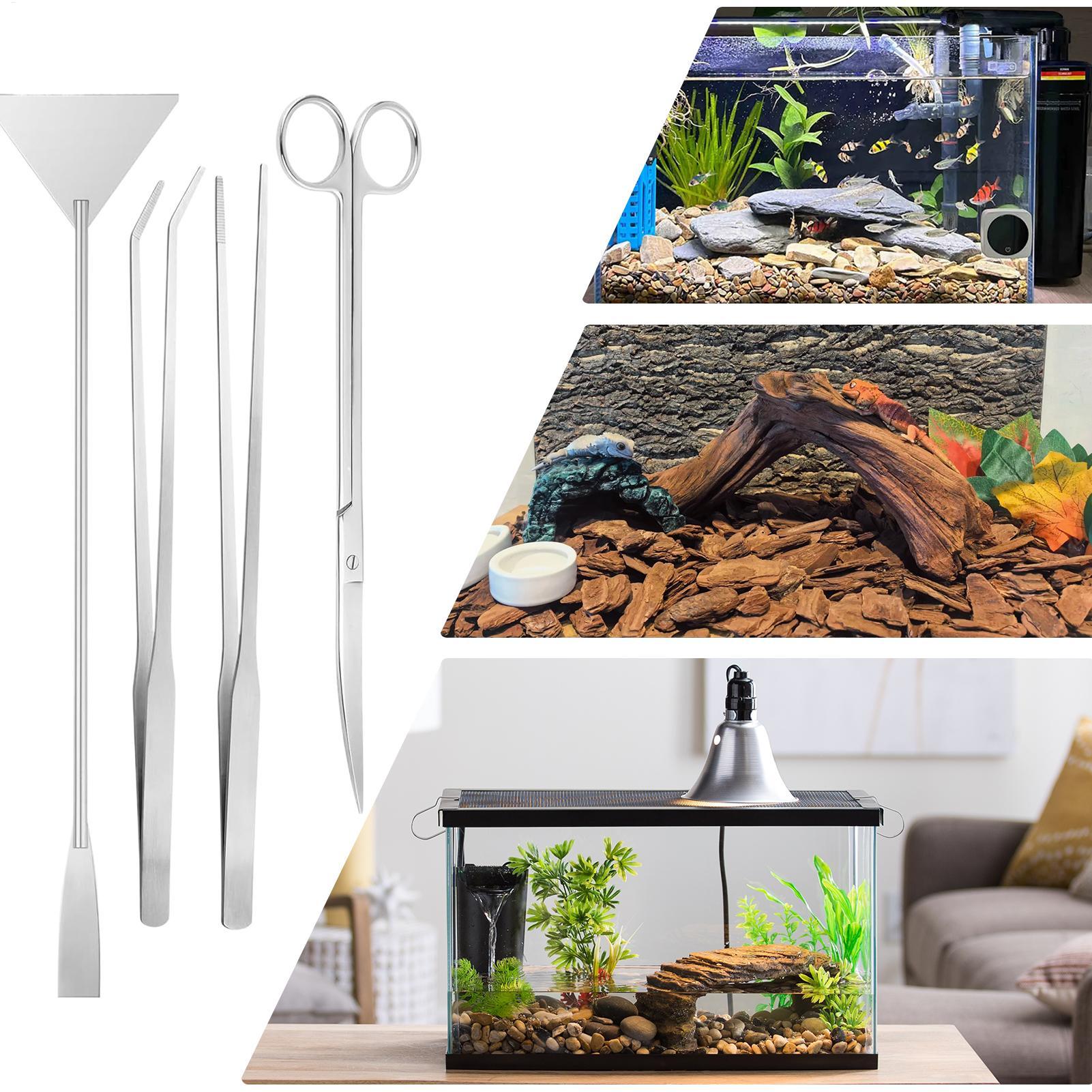 Planted Aquarium Maintenance Kit - Kit de ferramentas para aquário, 4