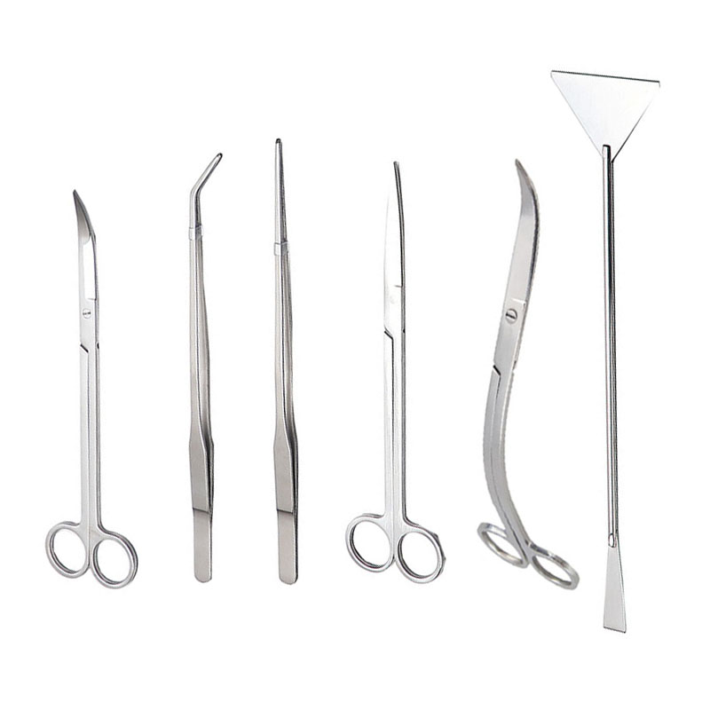 Planted Aquarium Maintenance Kit - Ferramentas de tesoura para aquário, pinça