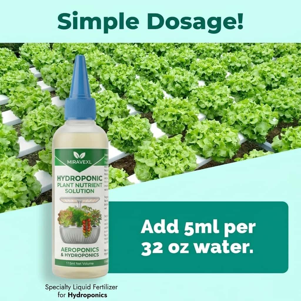 Liquid Fertilizer All In - Fertilizante Líquido Hidropônico MIRAVEXL Nutrientes para