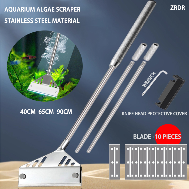 Planted Aquarium Cleaning Kit - Zrdr aço inoxidável aquário tanque de