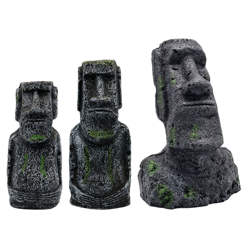 Aquário moai estátuas ilha de  - Aquarium Planting Ideas avaliação e preço