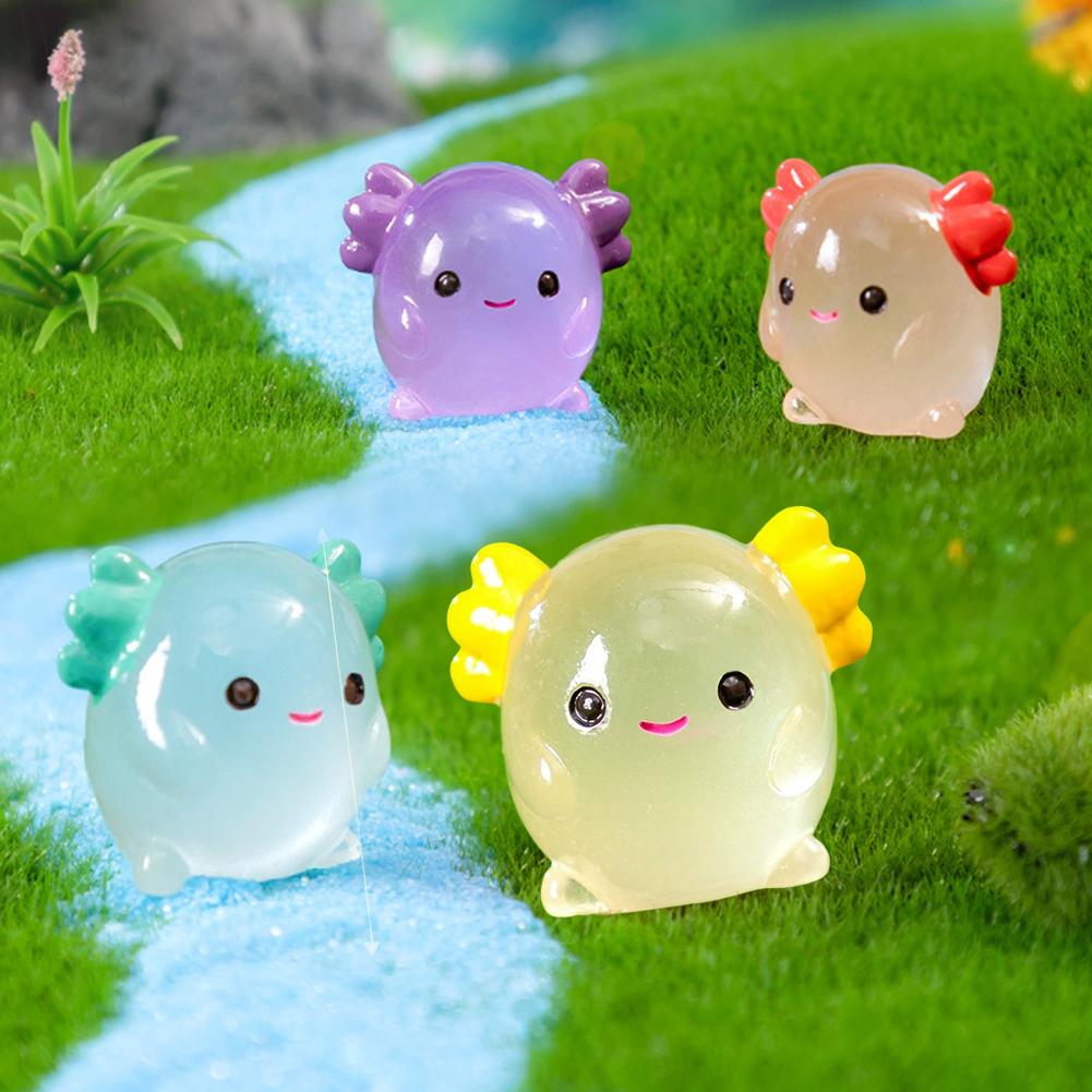 Miniaturas de axolote luminosa - Aquarium Planting Ideas avaliação e preço