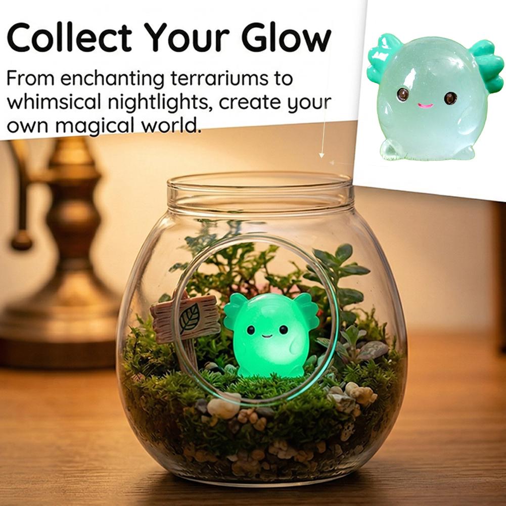 Miniaturas de axolote luminosa - Aquarium Planting Ideas avaliação e preço