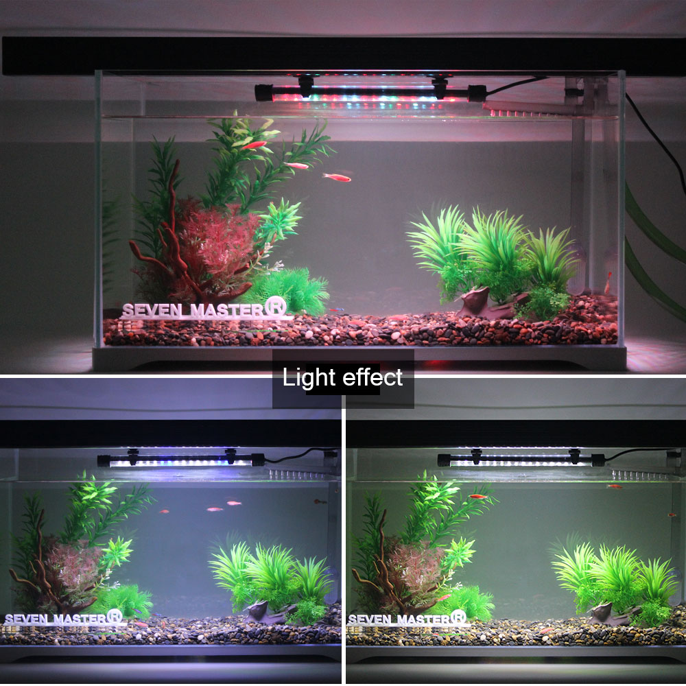Luz de aquário led planta cres - Aquarium Plant Growth Light avaliação e preço
