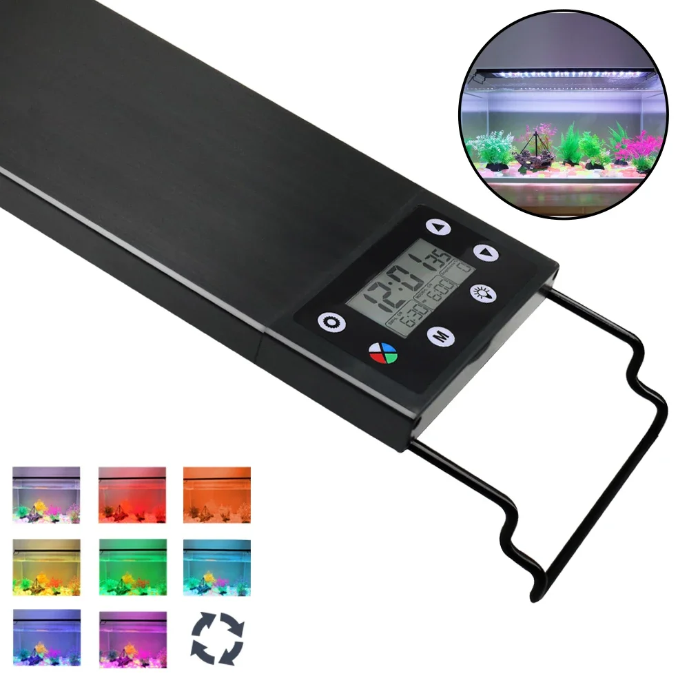 Luz LED para aquário à prova d - Aquarium Plant Growth Light avaliação e preço