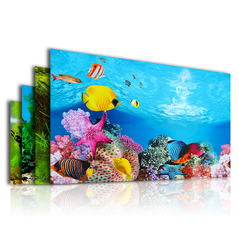 Fundo 3d para aquário dupla fa - Planted Aquarium Wallpaper avaliação e preço