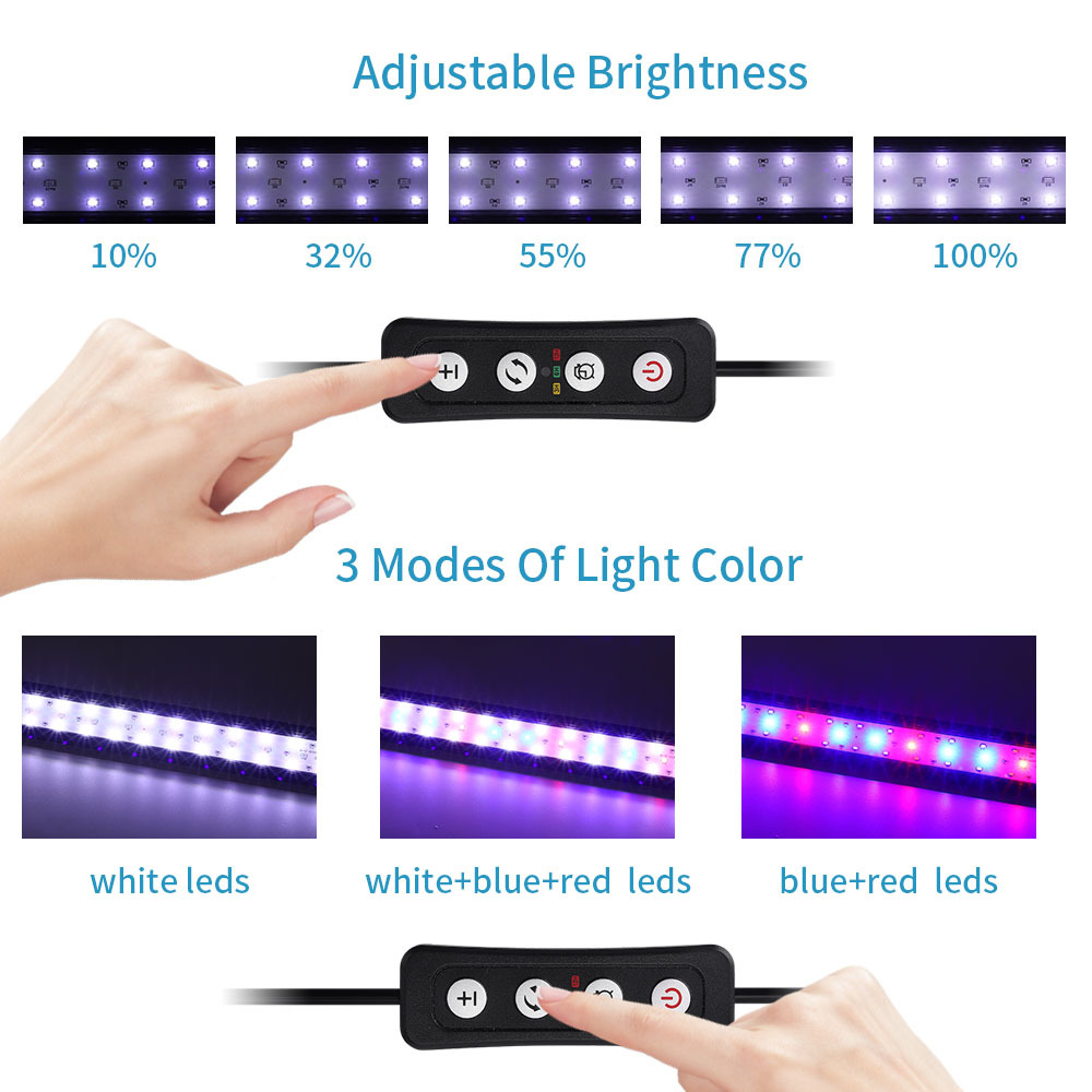 Brilho ajustável da luz do sup - Aquarium Plant Growth Light avaliação e preço