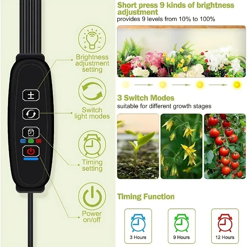 Planta crescer luz led cultivo - Aquarium Plant Growth Light avaliação e preço