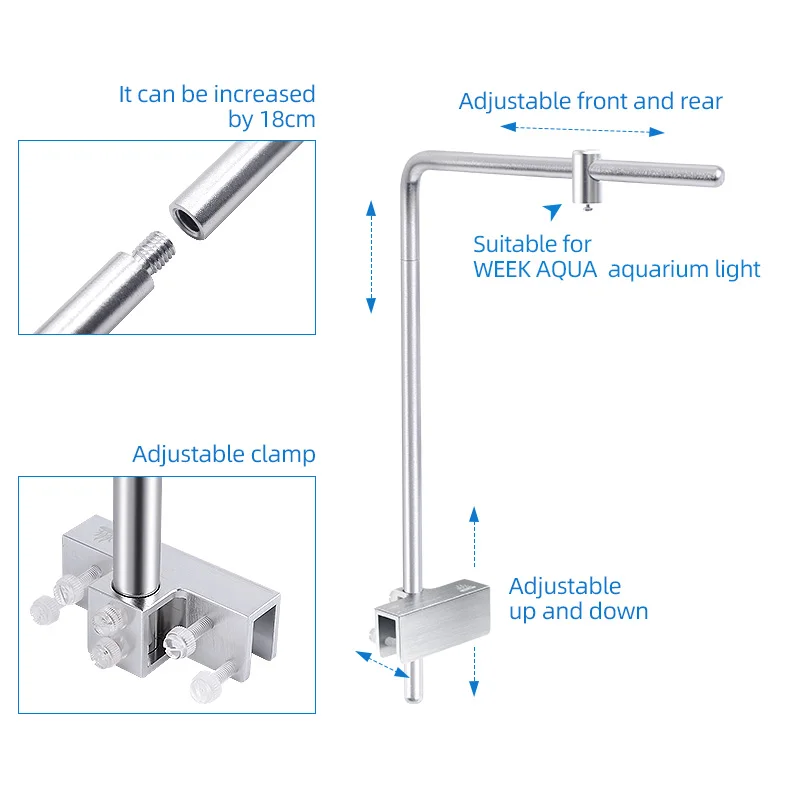 Semana aqua luz suporte univer - Aquarium Plant Order avaliação e preço